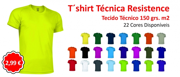 80028 Tshirt Tcnica Resistence